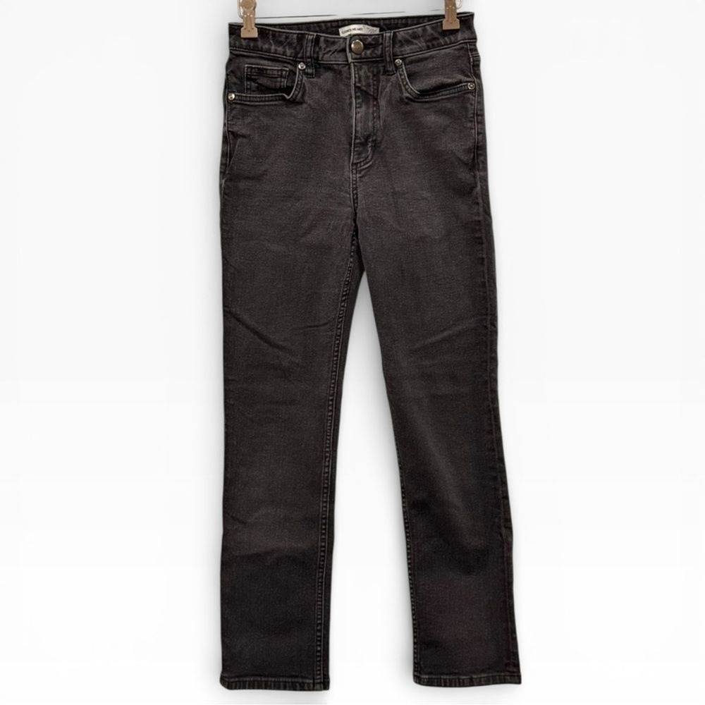 Elizabeth and James Jeans 4 27 Black Faded The Vintage Straight High Rise